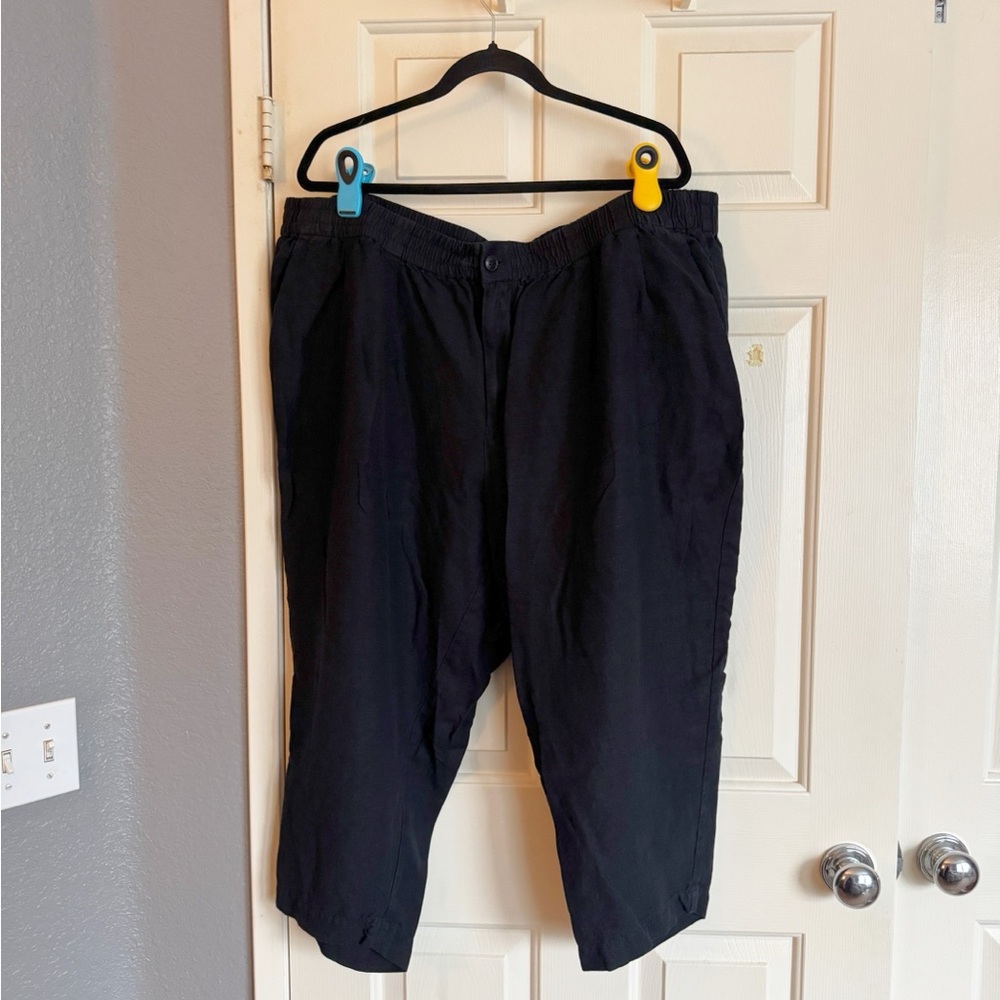 Madewell Linen Cropped Pant 3x